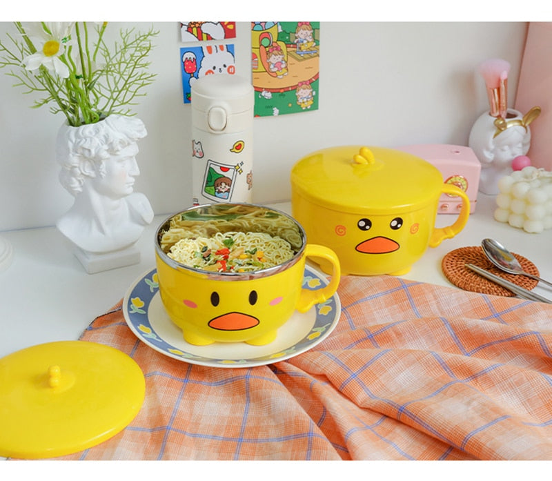 Character Ramen Bowls (Stainless Steel)
