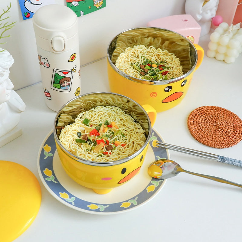 Character Ramen Bowls (Stainless Steel)