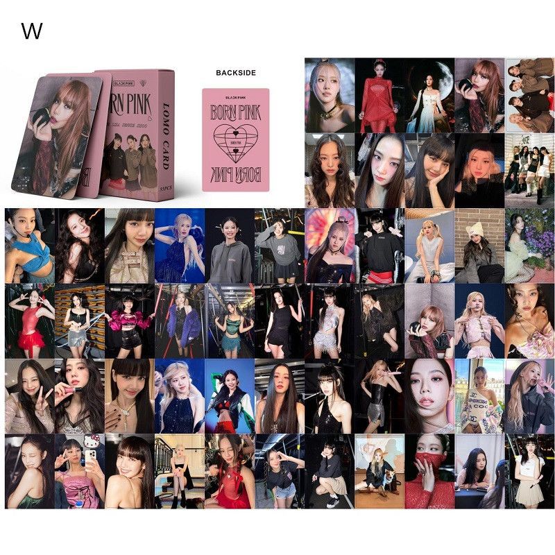 Kit with 55 Black Pink Photocards (BORN PINK)