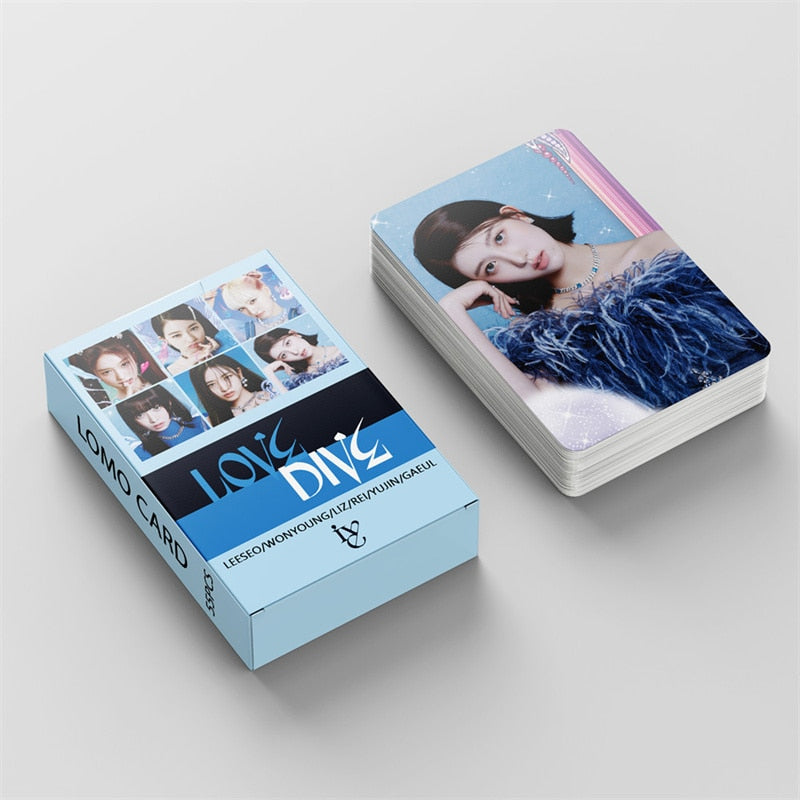 Kit with 55 IVE Photocards (LOVE DIVE)