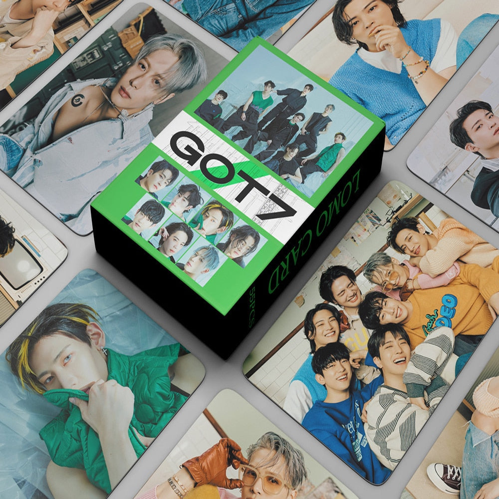Kit with 55 GOT7 Photocards