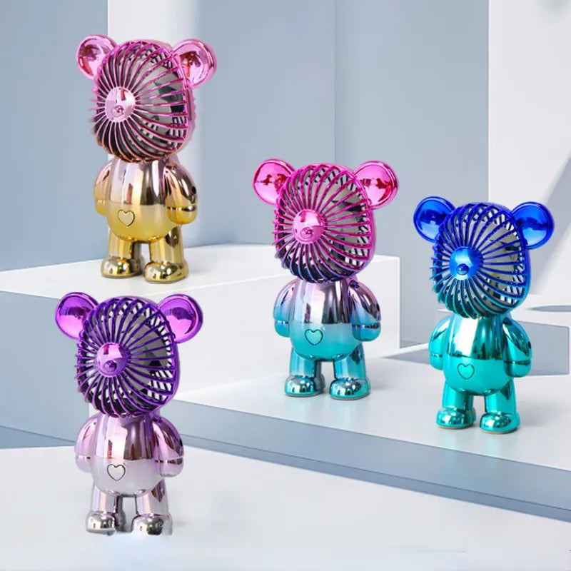 Mini ventilador portátil estilo coreano (recargable)
