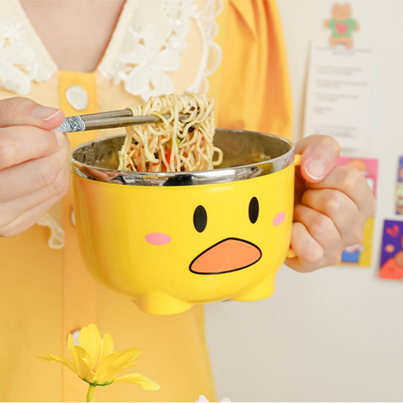 Character Ramen Bowls (Stainless Steel)