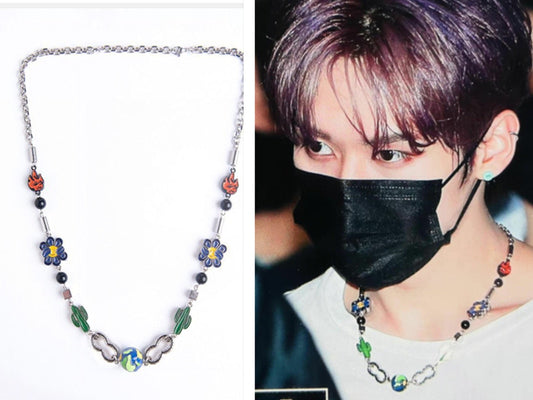 Korean fashion necklace Lee Know (Stray Kids)