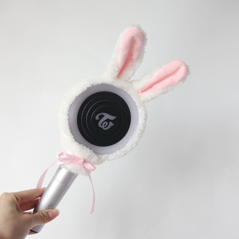 Capinha de pelúcia para lightstick (Twice)