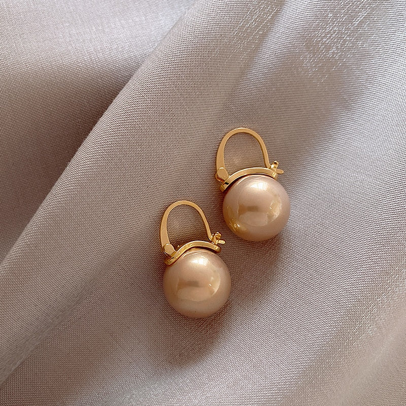 Classic Korean Pearl Earrings (Various Models)