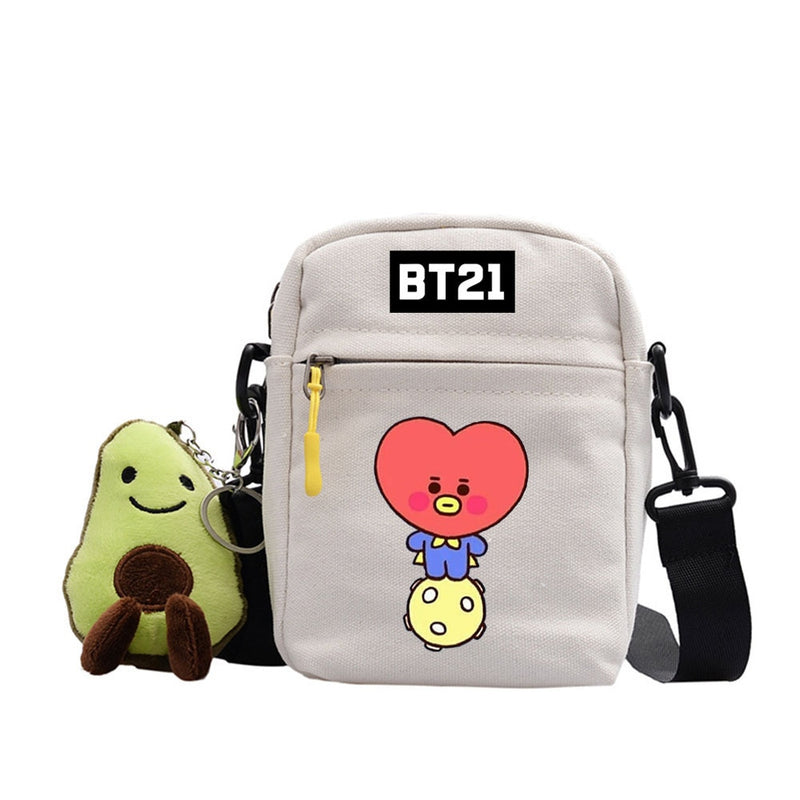 Bolsa BT21 (BTS) Cores e personagens variados