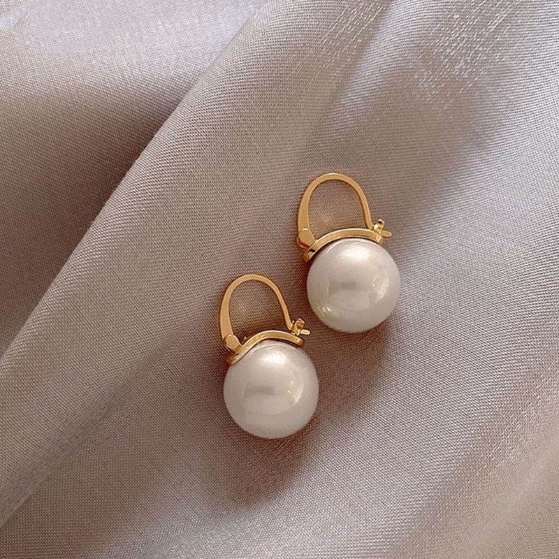 Classic Korean Pearl Earrings (Various Models)