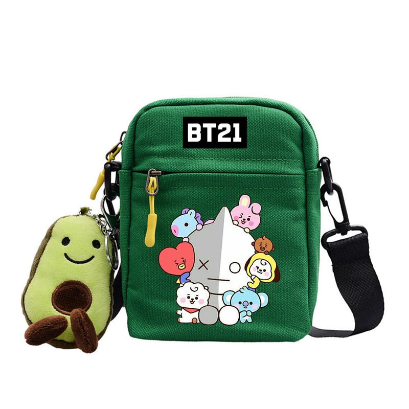 Bolsa BT21 (BTS) Cores e personagens variados