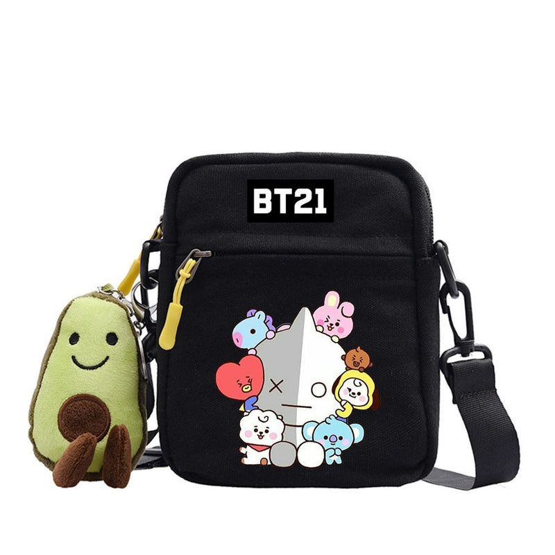 Bolsa BT21 (BTS) Cores e personagens variados