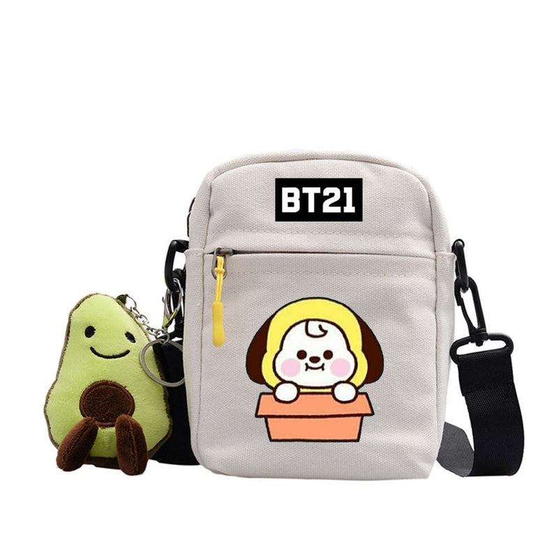 Bolsa BT21 (BTS) Cores e personagens variados