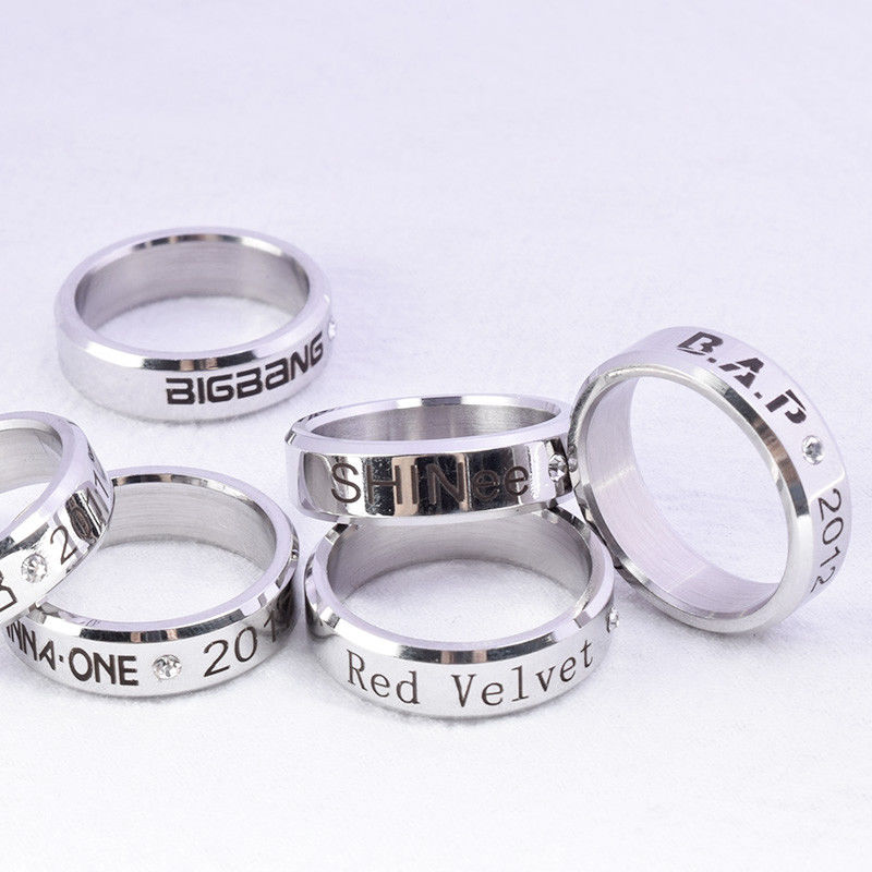 Anillo personalizado K-POP (Varios grupos)