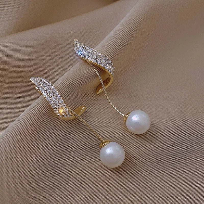 Classic Korean Pearl Earrings (Various Models)