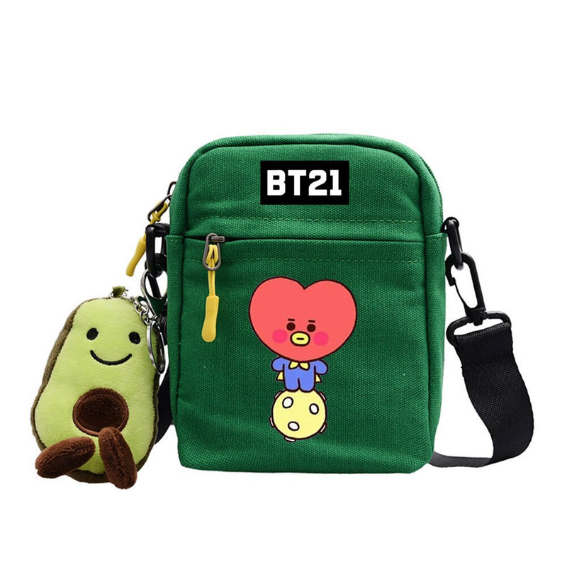 Bolsa BT21 (BTS) Cores e personagens variados