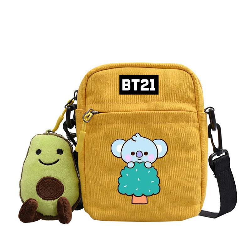 Bolsa BT21 (BTS) Cores e personagens variados