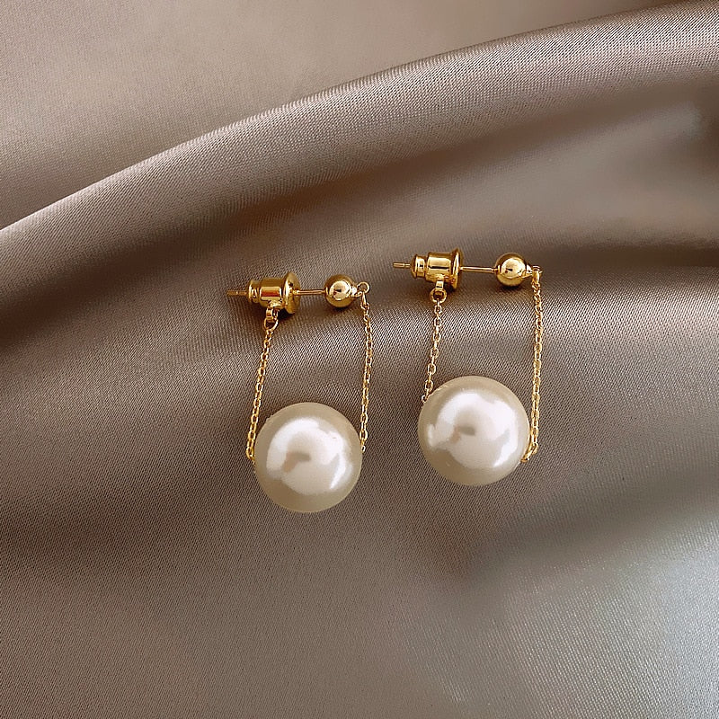 Classic Korean Pearl Earrings (Various Models)