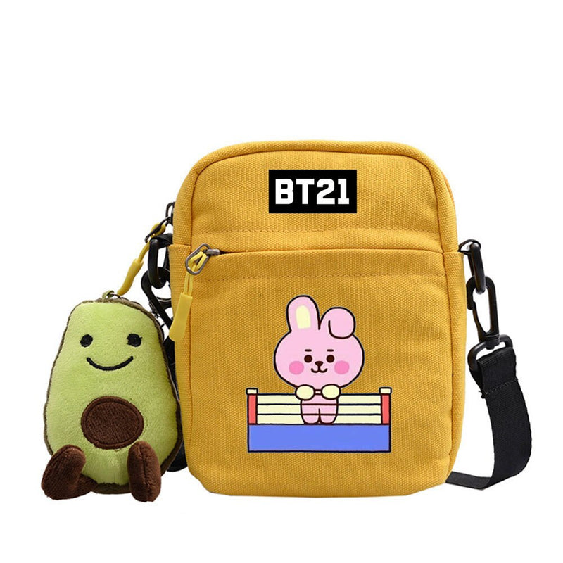 Bolsa BT21 (BTS) Cores e personagens variados