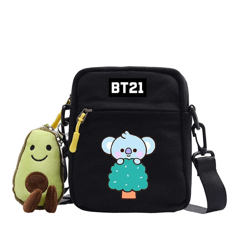 Bolsa BT21 (BTS) Cores e personagens variados