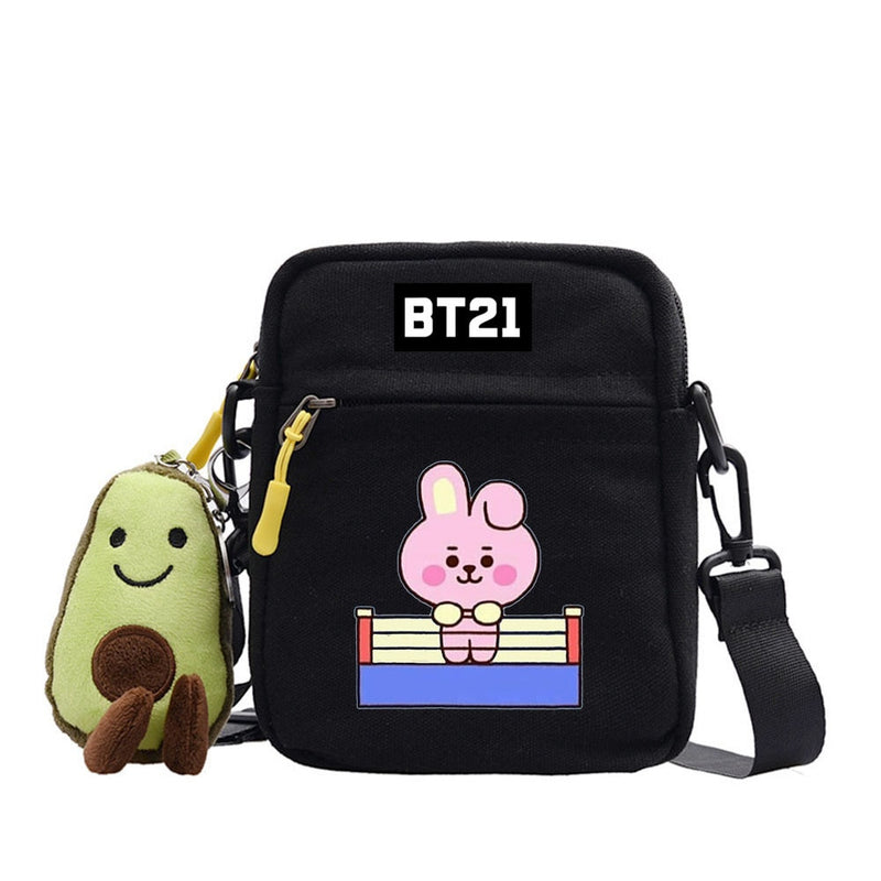 Bolsa BT21 (BTS) Cores e personagens variados