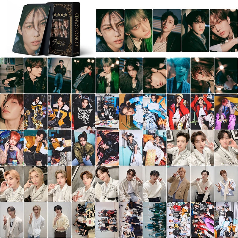 Kit c/ 54 Photocards Stray Kids (Várias opções)