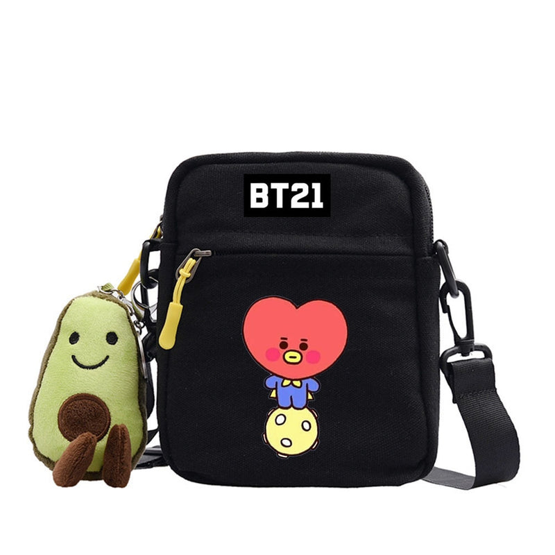 Bolsa BT21 (BTS) Cores e personagens variados