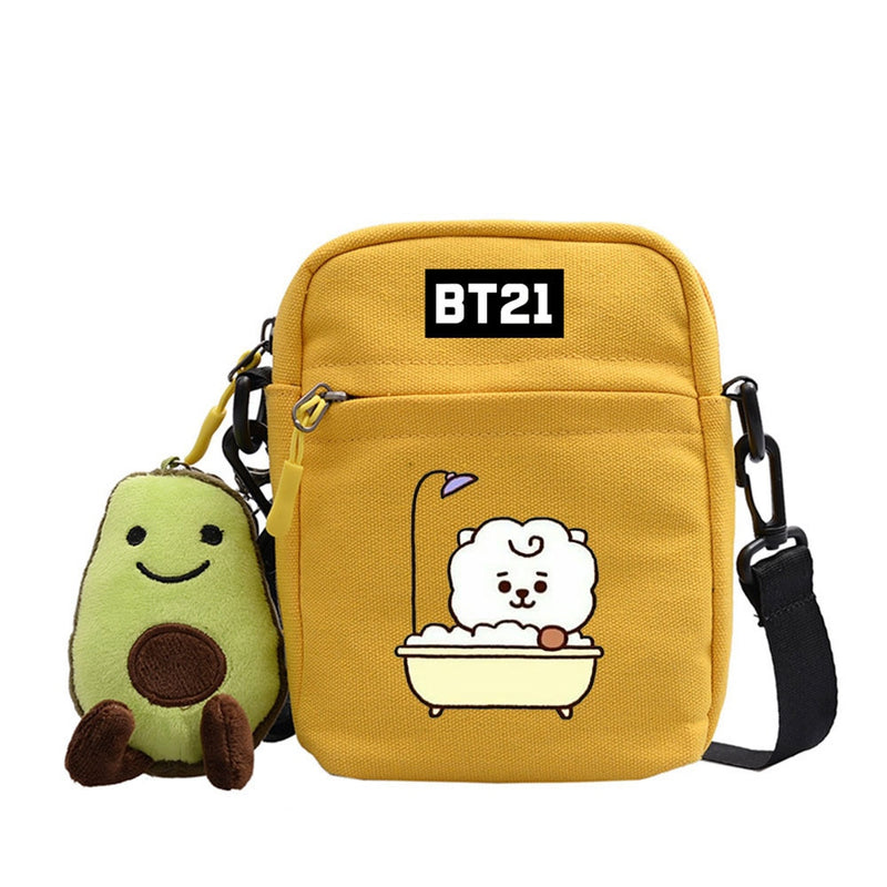 Bolsa BT21 (BTS) Cores e personagens variados