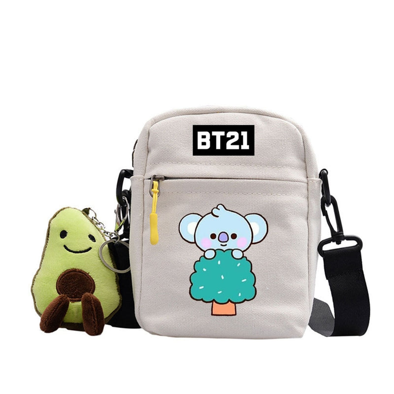 Bolsa BT21 (BTS) Cores e personagens variados