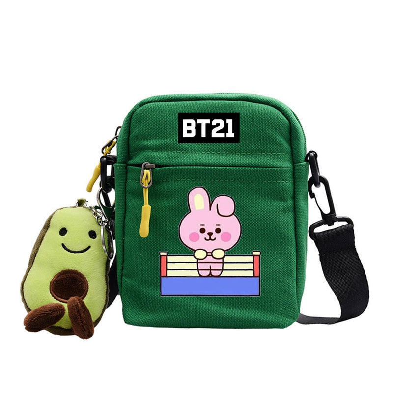 Bolsa BT21 (BTS) Cores e personagens variados