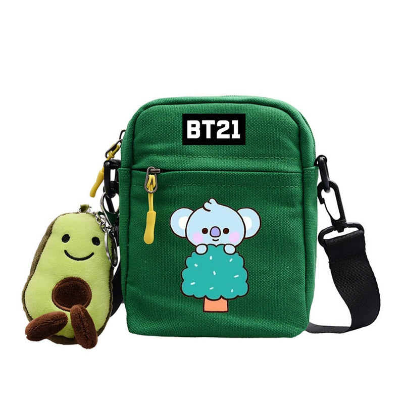 Bolsa BT21 (BTS) Cores e personagens variados