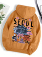 Moletom com capuz - "Hello from SEOUL"