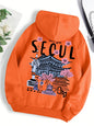 Moletom com capuz - "Hello from SEOUL"
