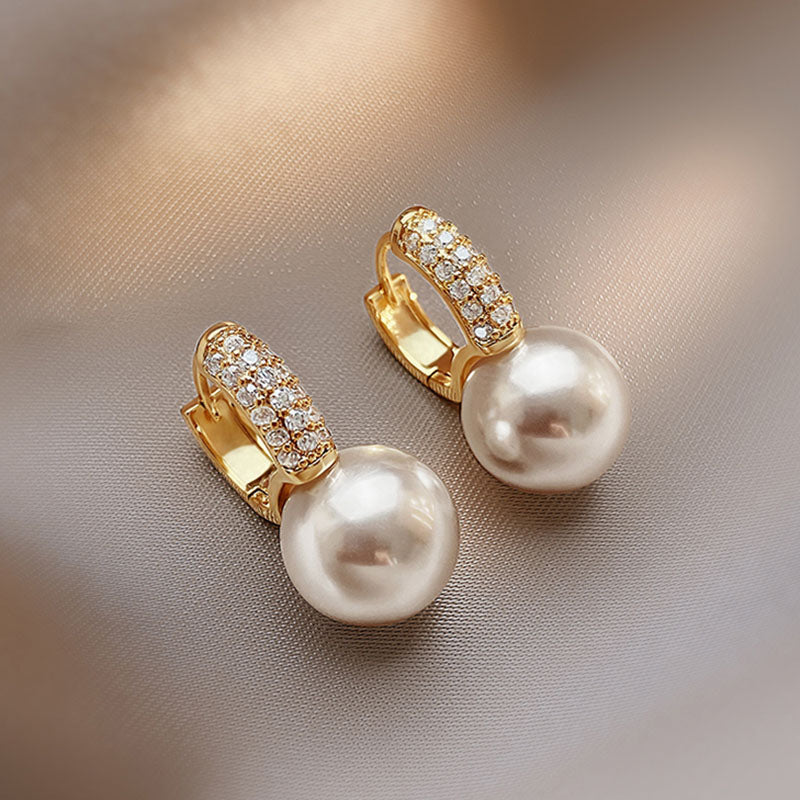 Classic Korean Pearl Earrings (Various Models)