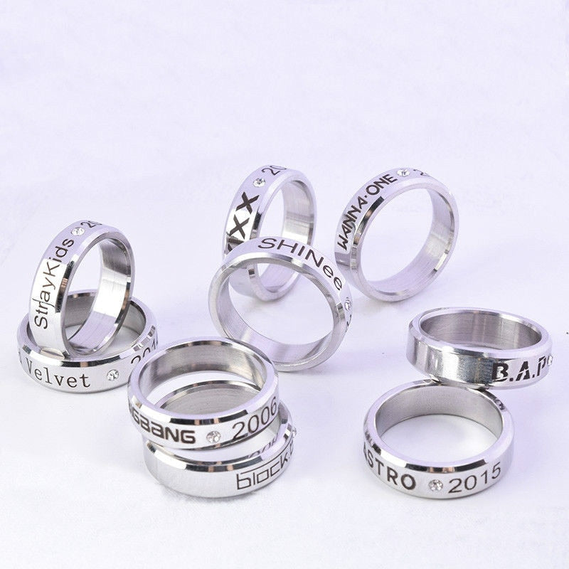 Anillo personalizado K-POP (Varios grupos)